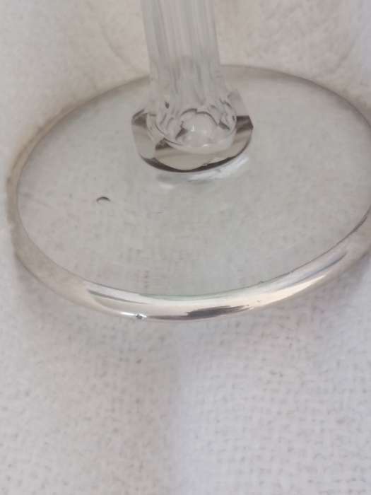 STUNNING SET OF 8 ART NOUVEAU SILVER OVERLAYED URANIUM WINE GLASSES