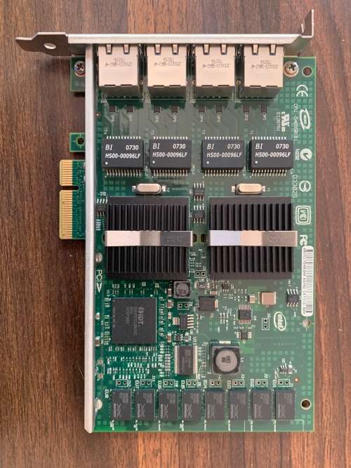 Intel PRO/1000 PT Quad Port Server Network Card CPU-D46550