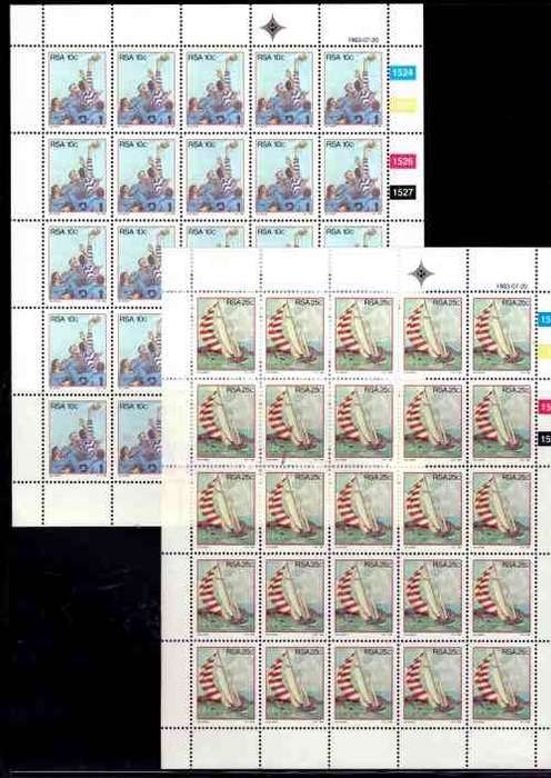 RSA 1983 SPORTS COMBO ( FULL SHEETS SET AND FDCS)