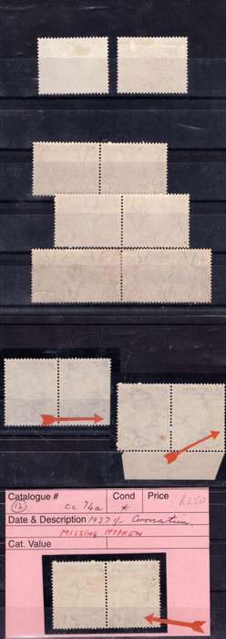 Union Mint / MNH selection CV R 4000+ incl some flaws and varieties