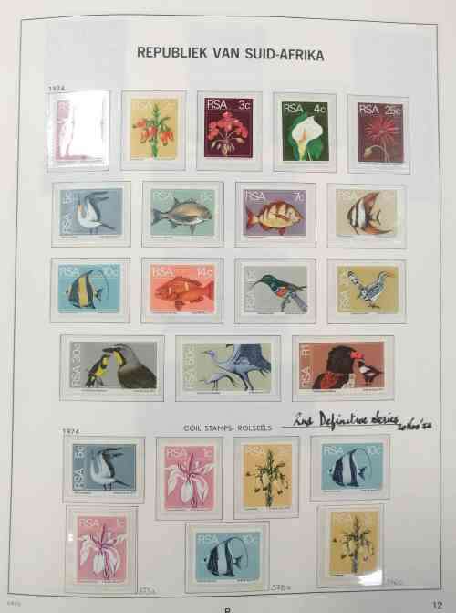 DAVO album RSA 1961 to 1993 - mostly complete with UMM stamps etc see description