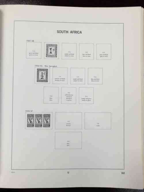 Union- RSA 1988 DAVO album with 80 unused pages - see images and description