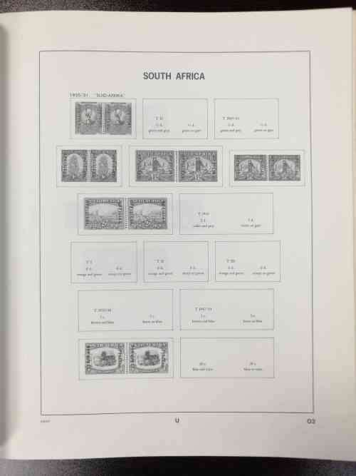 Union- RSA 1988 DAVO album with 80 unused pages - see images and description