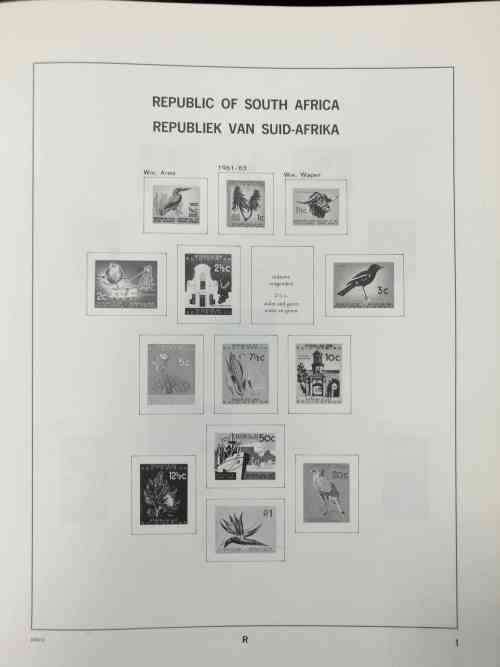 Union- RSA 1988 DAVO album with 80 unused pages - see images and description