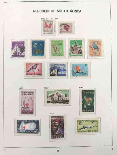 RSA DAVO album 1961 to 1984 - Partially complete and Great Condition !  41 pages in total