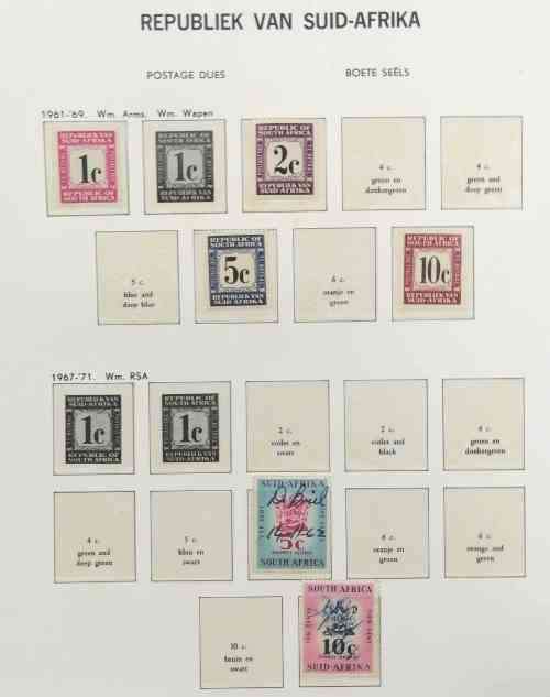 RSA DAVO album 1961 to 1984 - Partially complete and Great Condition !  41 pages in total