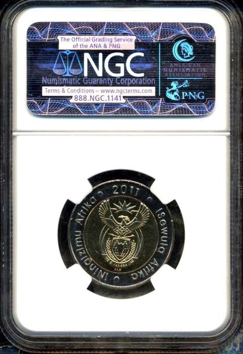 RSA 2001 R 5  90th Anniversary Coin (1)  - MS 66 Graded - Condition as per images