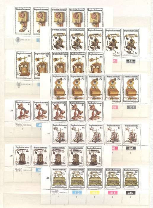 Homelands TBVC Nice Collection of controls , sheetlets etc - All Mint ! In 32 Side Ideal Stockbook