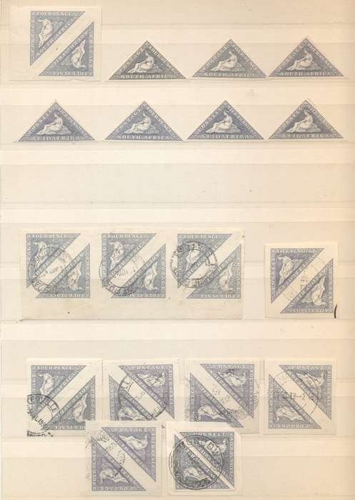 1926 Triangles selection - Mint & Used - see 2 scans