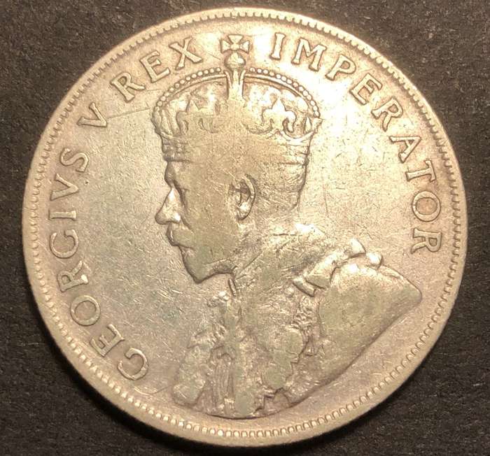 Scarce 1930 SA Union 2 shilling (florin) silver coin