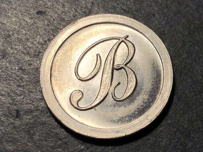 Scarce 1989 South African Pattern R2 coin - Large B reverse