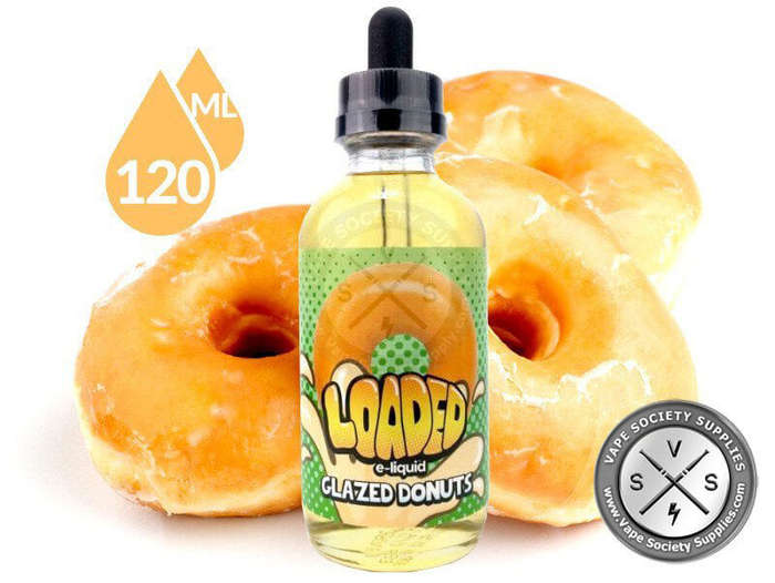 Glazed Donuts by Loaded 120ml E-Liquid /Vape Juice/Smoke Juice  3mg