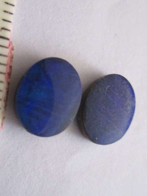 2piece 10.00 x 8.00mm Genuine Opal Doublet T.W 3.92ct
