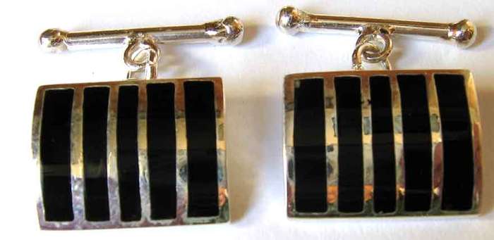 Elegant Sterling Silver Cufflinks