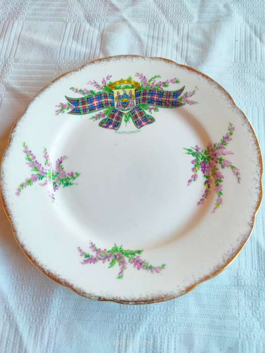 Vintage Royal Stafford MacPherson side plate - Tartan series - replacement item