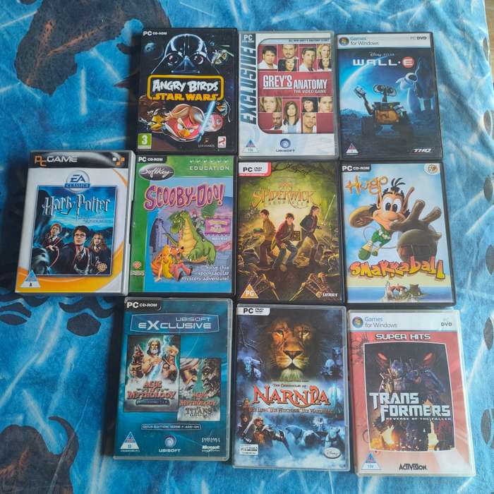 Large lot of PC games - action/adventure games - 10 games in total