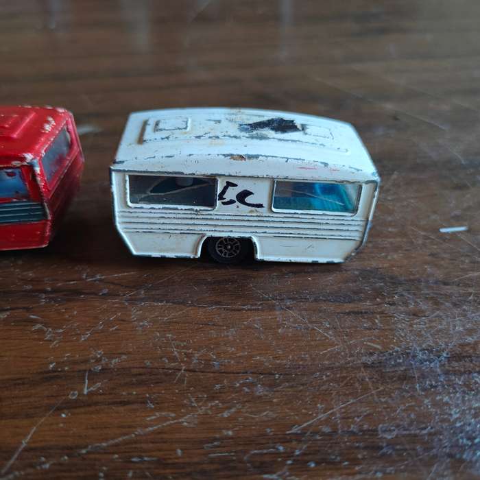 Vintage Corgi Juniors 1970`s - Made in Great Britain - lot of 2 caravans
