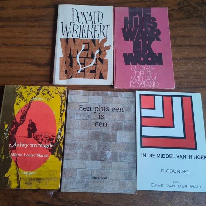 Vyf afrikaanse digbundels