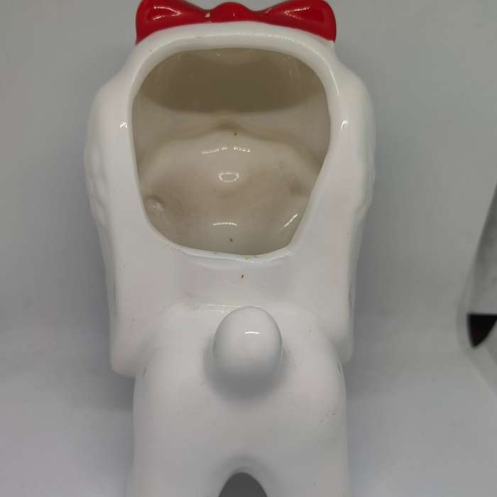 Very cute vintage doggy planter