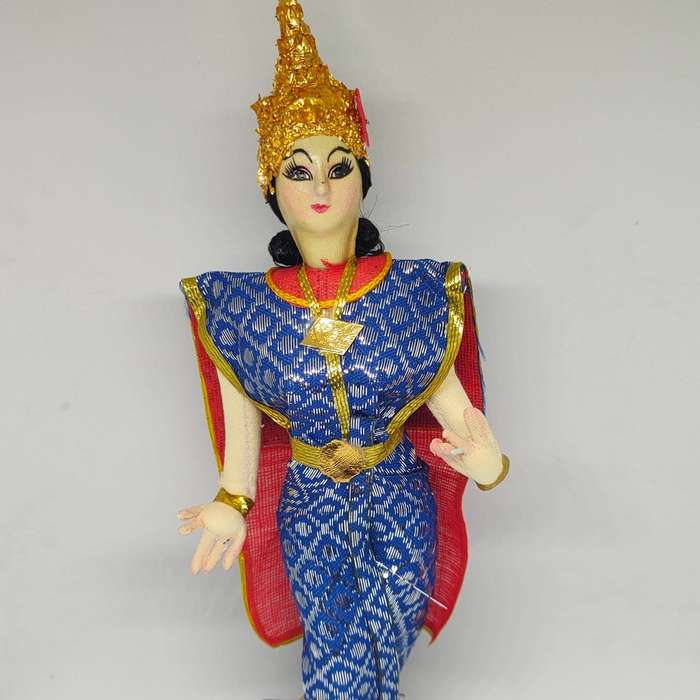 Vintage handmade Thai souvenir doll