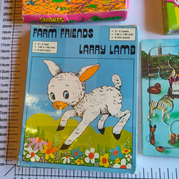 Big lot of toddler puzzles, card games and a board game