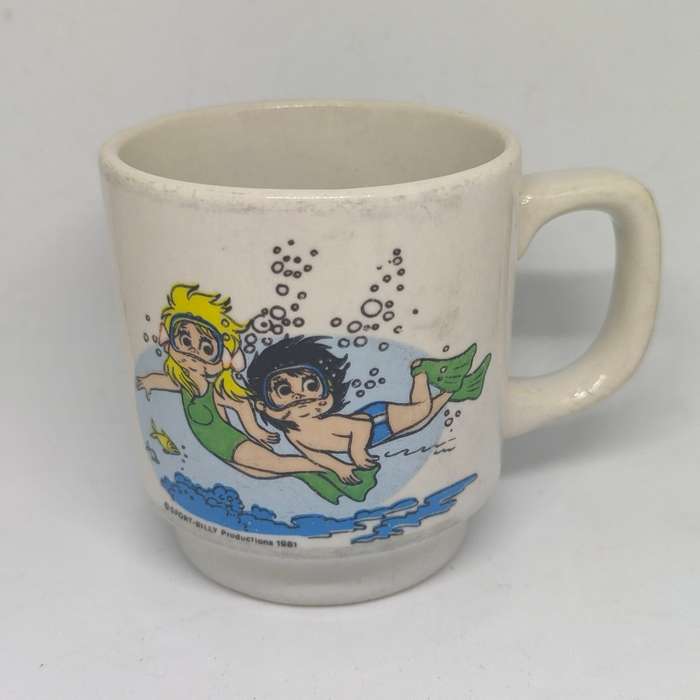 Vintage  collectable Sport-Billy Productions kids mug - 1981