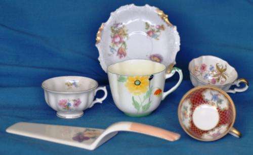 Collection of cups and saucers