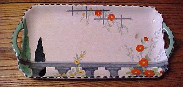 Burleigh ware Sandwitch plate - Riviera