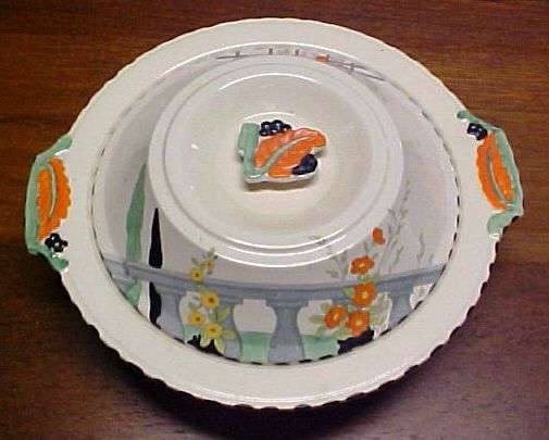 Burleigh ware Veggie Dish - Riviera - Zenith