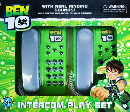 **BEN 10 Intercom Set** - with Real Ringing Sounds!