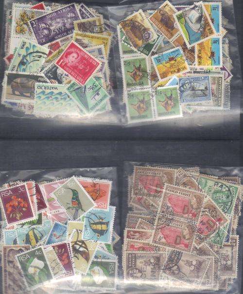 MIXED WORLD  70  USED LOT IN PKTS SOME DUPP.