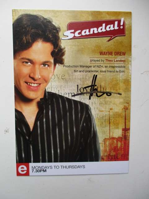 AUTOGRAPHED SIGNED THEO LANDEY