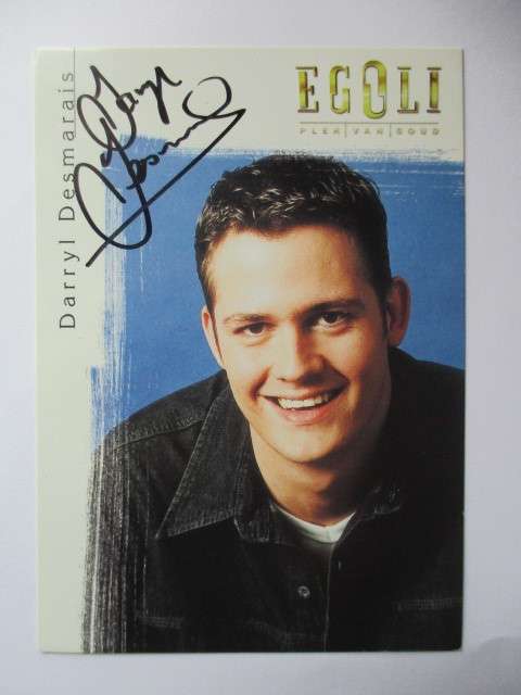 AUTOGRAPHED SIGNED - DARRYL DESMARAIS - EGOLI