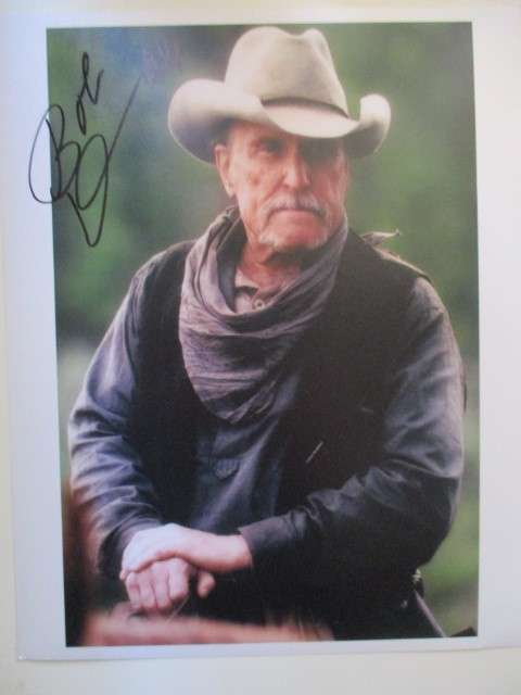 AUTOGRAPHED SIGNED - ROBERT DUVALL A4 DEEP IMPACT