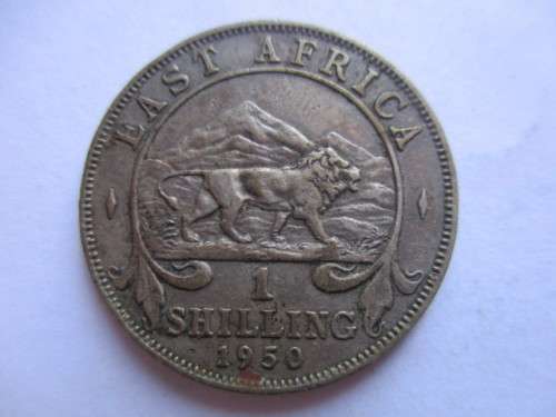EAST AFRICA -  1 SHILLING - 1950 -