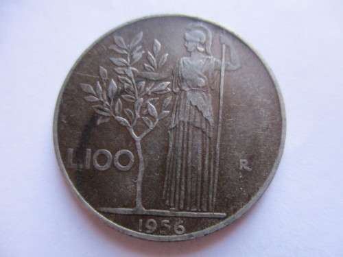 ITALY - 100  LIRE - 1956 - BEAUTIFUL COIN