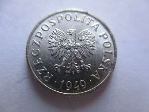 POLAND - 1 GROSZY  COIN - 1949 -UNC - CONDITION