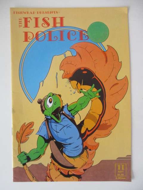 FISHWRAP COMICS - THE FISH POLICE -  VOL. 1  NO. 11  1987