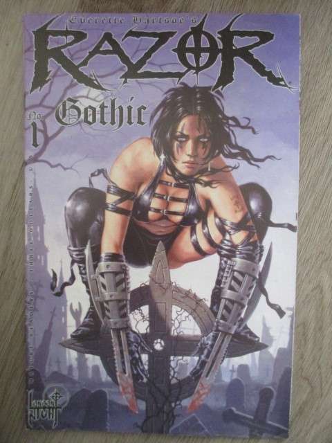LONDON NIGHT COMICS - RAZOR NO. 1  1998  FIRST PRINTING