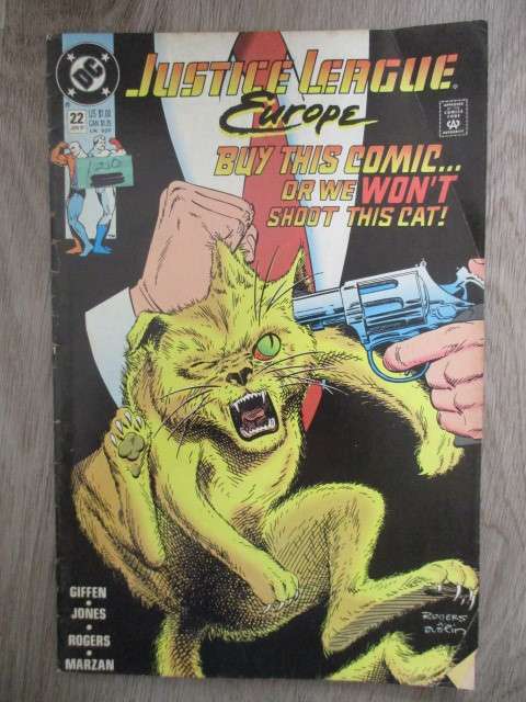 DC COMICS - JUSTICE LEAGUE NO. 22  1991