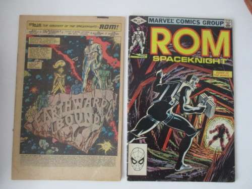 MARVEL COMICS - ROM SPACEKNIGHT  -  VOL. 1  NO. 29  1982 +  VOL. 1 NO.  28  1982 FREE