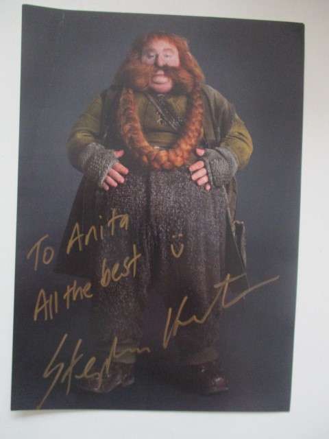 AUTOGRAPHED/ SIGNED - STEPHEN HUNTER - LORD OF THE RINGS