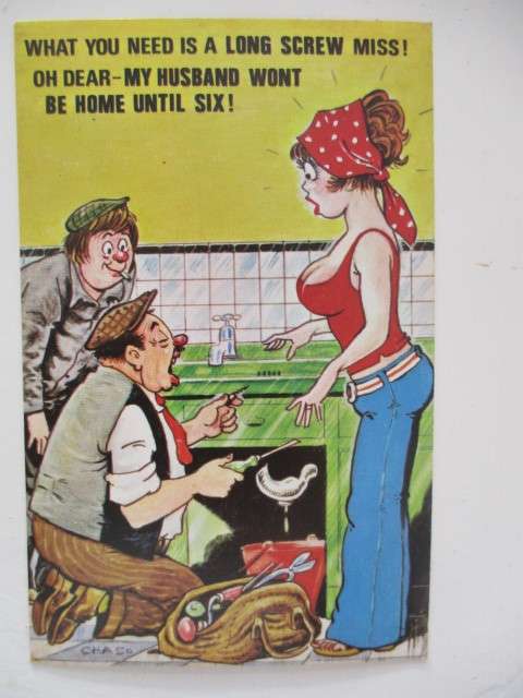 BAMFORTH  - POSTCARD - BRITISH HUMOUR