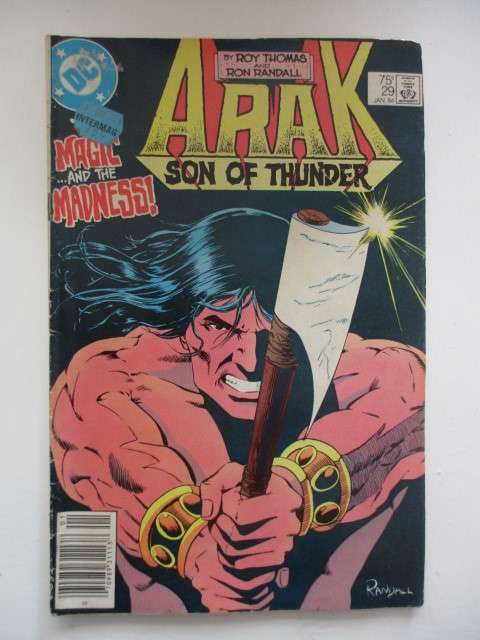 DC COMICS - ARAK - NO. 29  1984