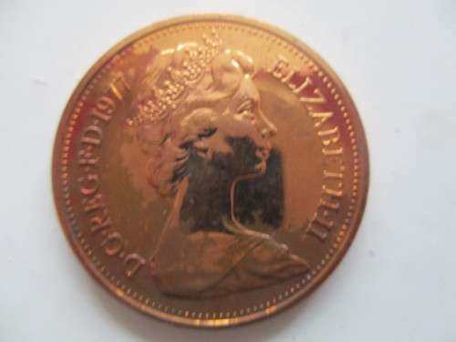 GREAT BRITAIN  - 2 NEW PENCE  1977 UNCIRCULATED