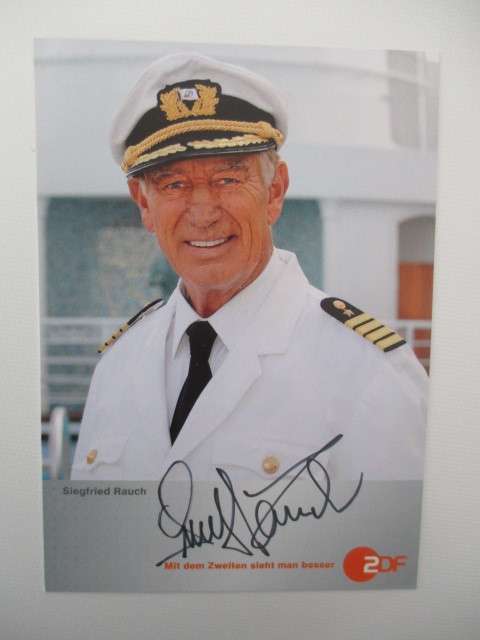 AUTOGRAPHED / SIGNED - SIEGFRIED RAUCH  - GERMAN ACTOR