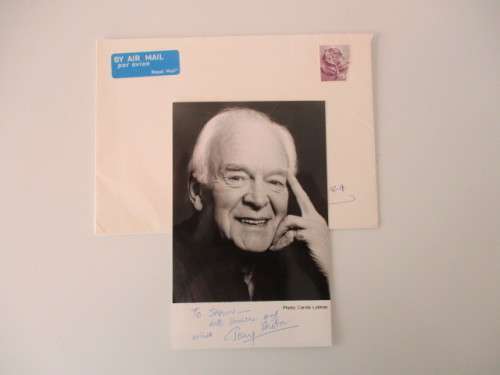 AUTOGRAPHED / SIGNED - TONY BRITTON  - APP POSTCARD SIZE