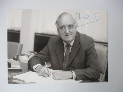 AUTOGRAPHED / SIGNED - LORD MANCE JONATHAN  UK POLITICIAN