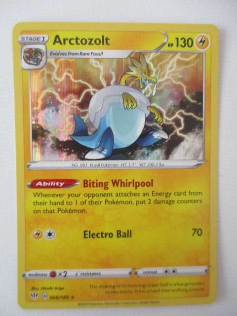 POKEMOM - REVERSE HOLO CARD - ARCTOZOLT
