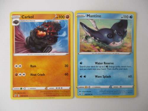 POKEMON -  CARKOL   /   MANTINE HP 100